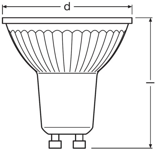 LED lemputė PARATHOM© PRO PAR16 80 36° 8.7 W/2700K GU10