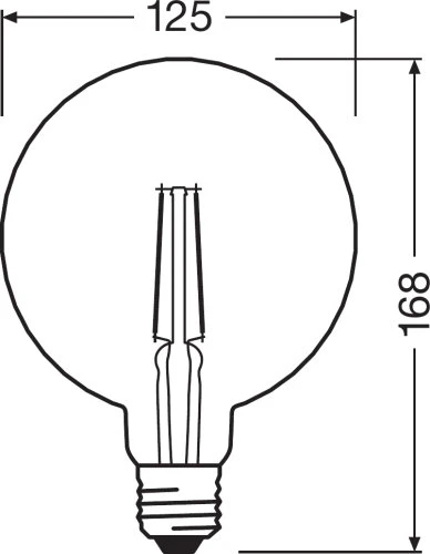 Candellux LED lemputė Vintage 1906© LED 40 4.5 W/2500K E27