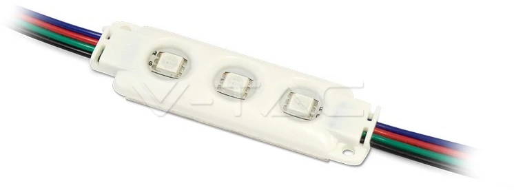 V-tac LED Modulis 3SMD, IP66, SMD5050, RGB