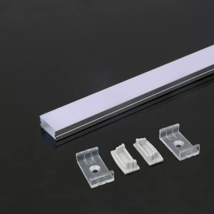 V-tac LED paviršinis profilis, 2000x23.5x10mm, baltas dangtelis, 2m