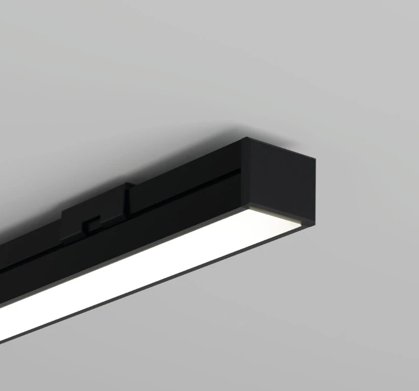 LED paviršinis profilis PDS-4-PLUS, juodas, 2m