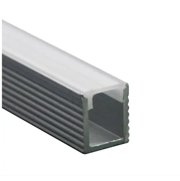 V-tac LED paviršinis profilis, sidabro sp., 2m, su dangteliu ir montavimo priedais
