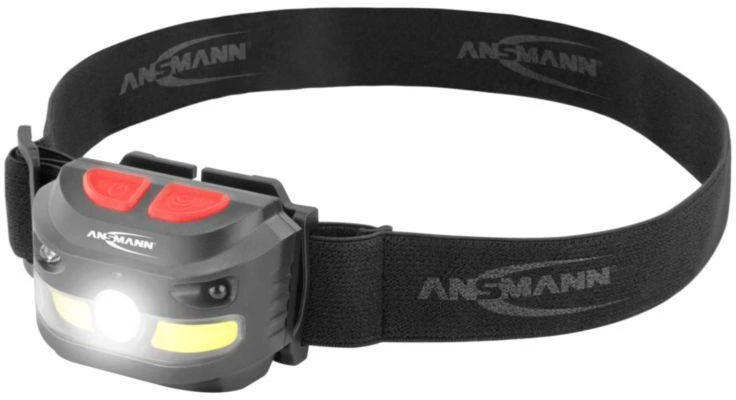 Ansmann HD250RS Juoda Ant galvos tvirtinamas žibintuvėlis COB LED