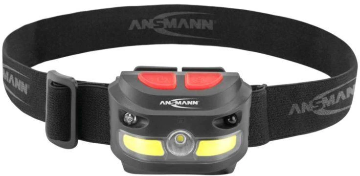 Ansmann HD250RS Juoda Ant galvos tvirtinamas žibintuvėlis COB LED