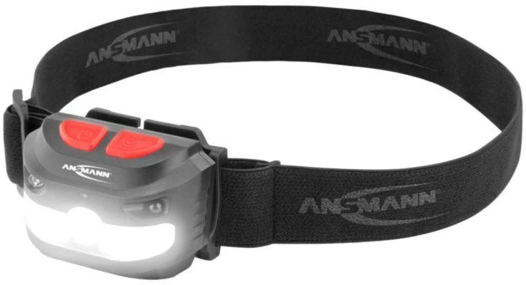 Ansmann HD250RS Juoda Ant galvos tvirtinamas žibintuvėlis COB LED