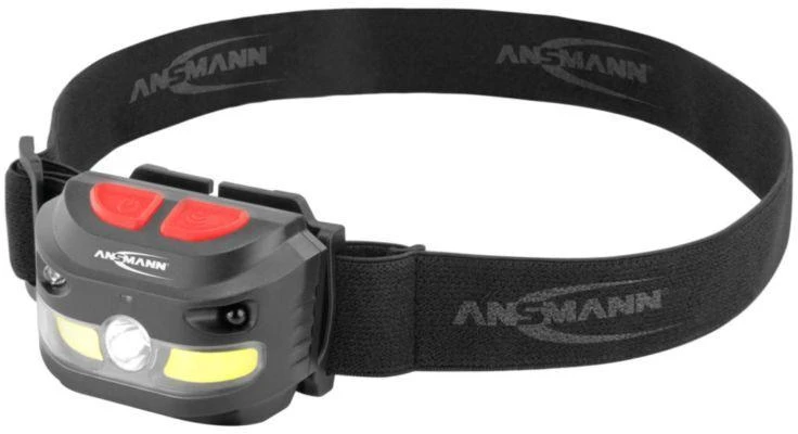 Ansmann HD250RS Juoda Ant galvos tvirtinamas žibintuvėlis COB LED
