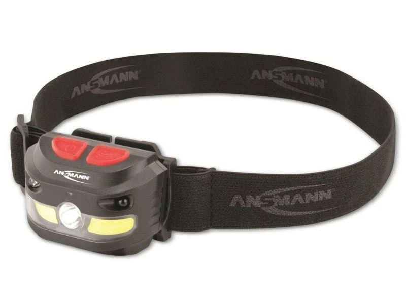 Ansmann HD250RS Juoda Ant galvos tvirtinamas žibintuvėlis COB LED