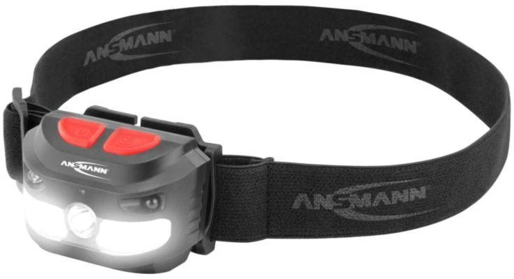 Ansmann HD250RS Juoda Ant galvos tvirtinamas žibintuvėlis COB LED