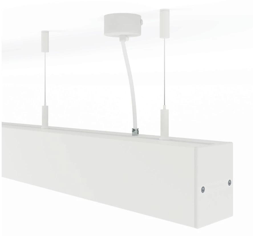 LED profilio laikiklis, baltas