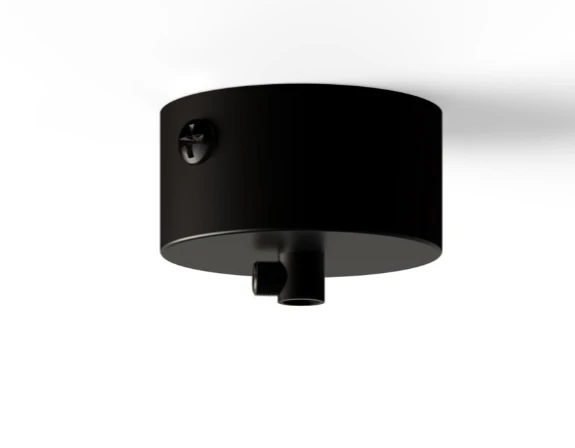 LED profilio laikiklis, juodas