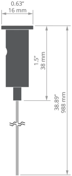 LED profilio pakabinimo rinkinys RG-1, sidabro sp.