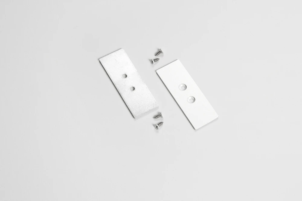 LED profilio užbaigimai DUAL, baltos sp., 2vnt.