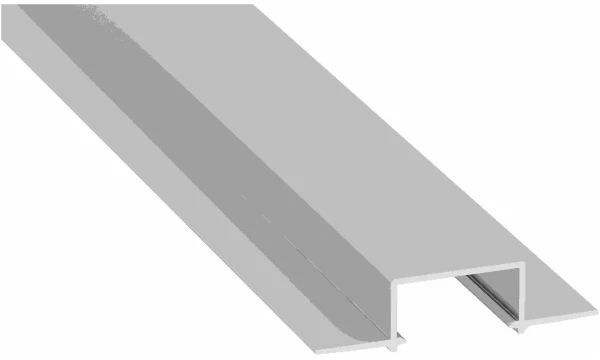 LUMINES Profilis aliuminis anoduotas LED juostoms įleidžiamas, priglaistomas, HIRO, 3m