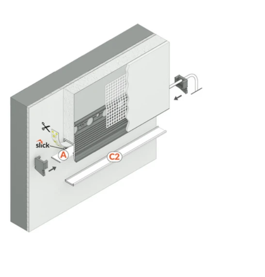 LED profilis OMNI10, neanoduotas aliuminis, 3m