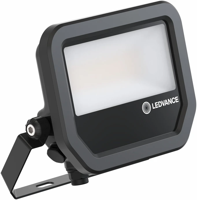 Osram 11-17W LED prožektorius FL 20 GEN4, juodas, 4000K, IP66