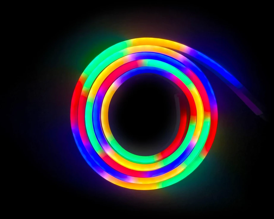LED RGB šviesos juosta 20 m – elastinga