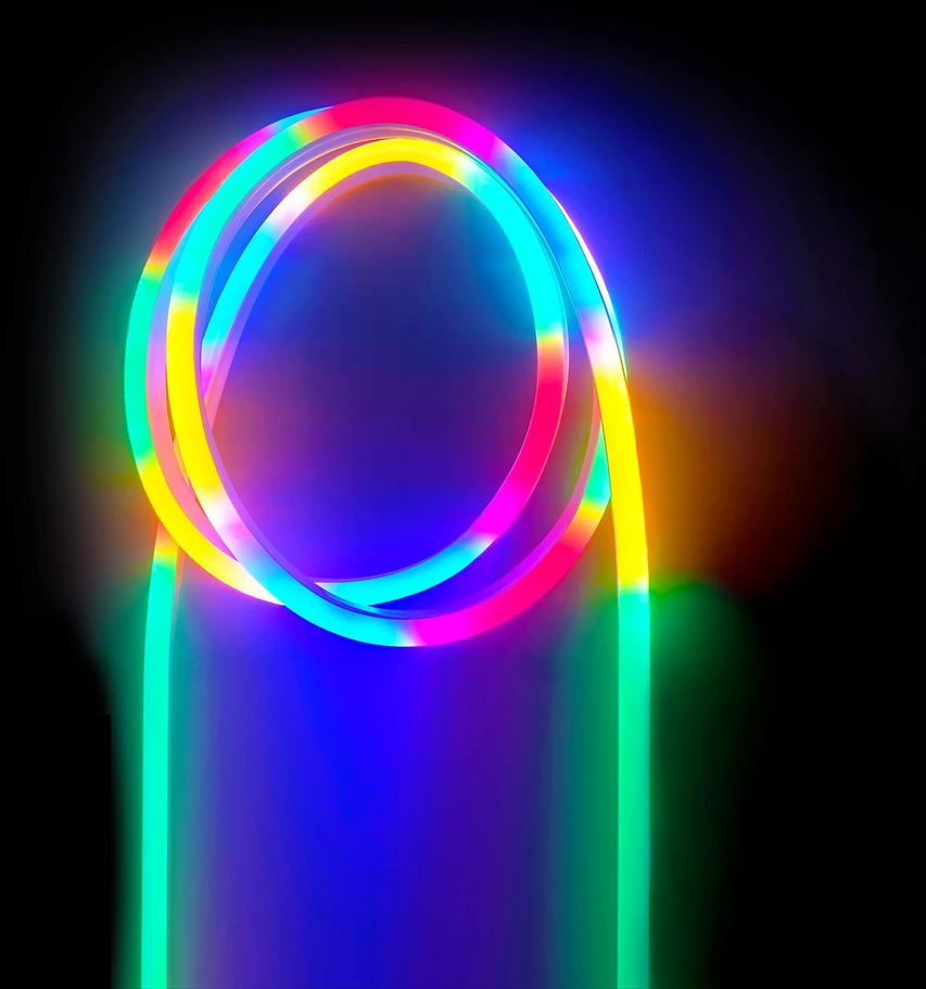 LED RGB šviesos juosta 20 m – elastinga