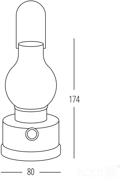 LED šviestuvėlis MPR LED2B, melsvos/baltos sp., 3000K