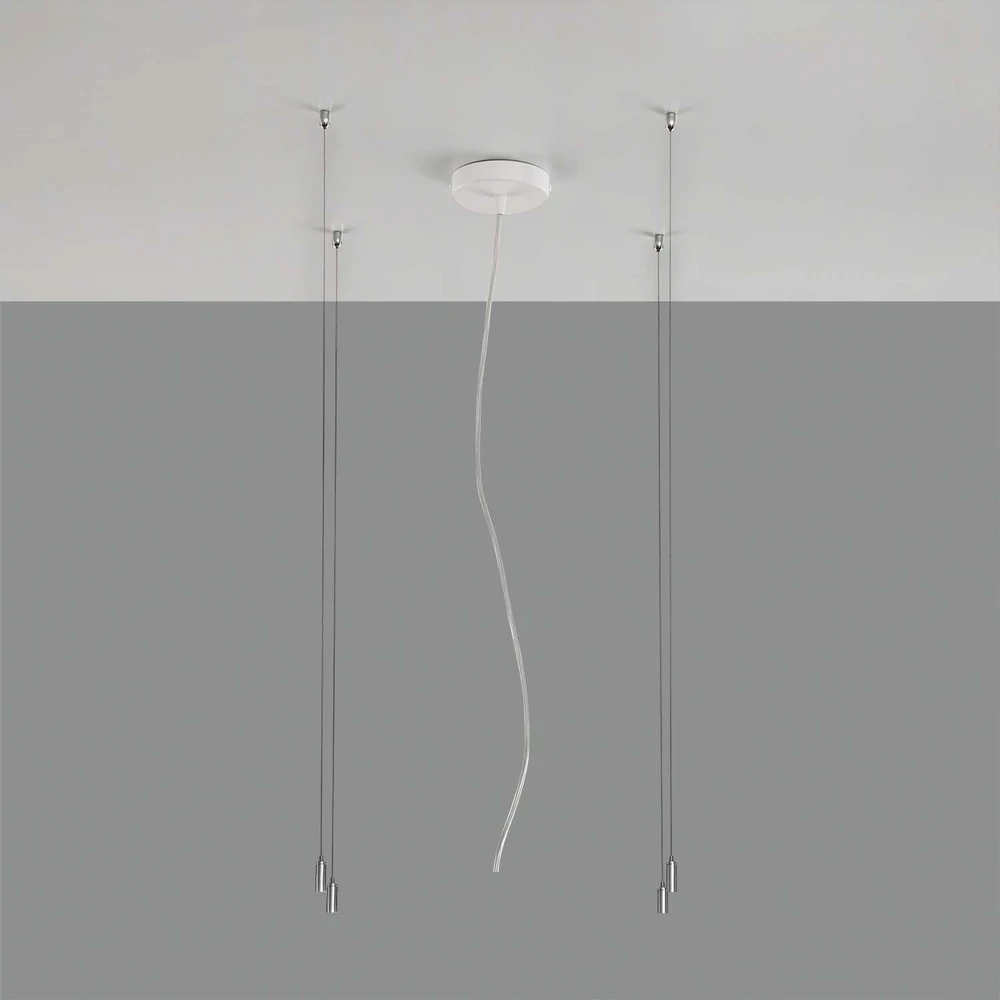 Pakabinamas šviestuvas LED šviestuvo ISIA pakabinimo rinkinys, baltas, 6m, PUSH/DALI, 81CON34536BDP