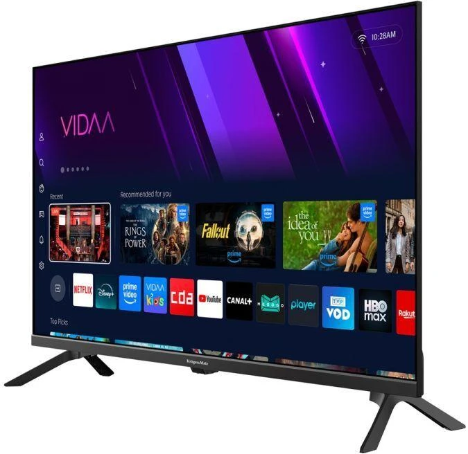 Televizorius Kruger & Matz Krüger&Matz KM0232-V3 TV 81.3 cm (32") HD Smart TV Wi-Fi Juodas