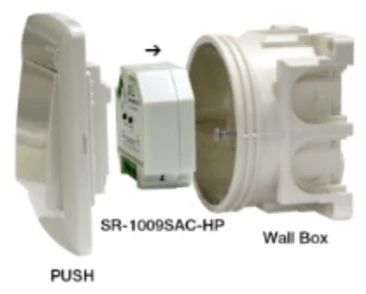 LED valdymo sistemos imtuvas 230Vac 400W, PUSH-DIM, TRIAC, Easy-RF serija, Sunricher