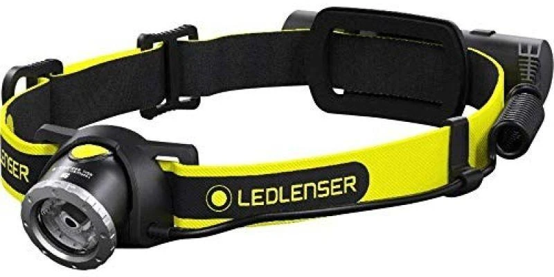 LED Lenser Ledlenser iH8R LED žibintuvėlis ant galvos, juodas, geltonas