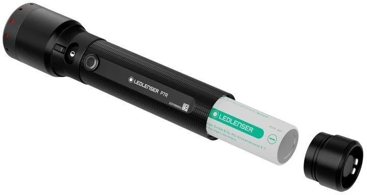 LED Lenser Ledlenser P7R juodas rankinis žibintuvėlis LED