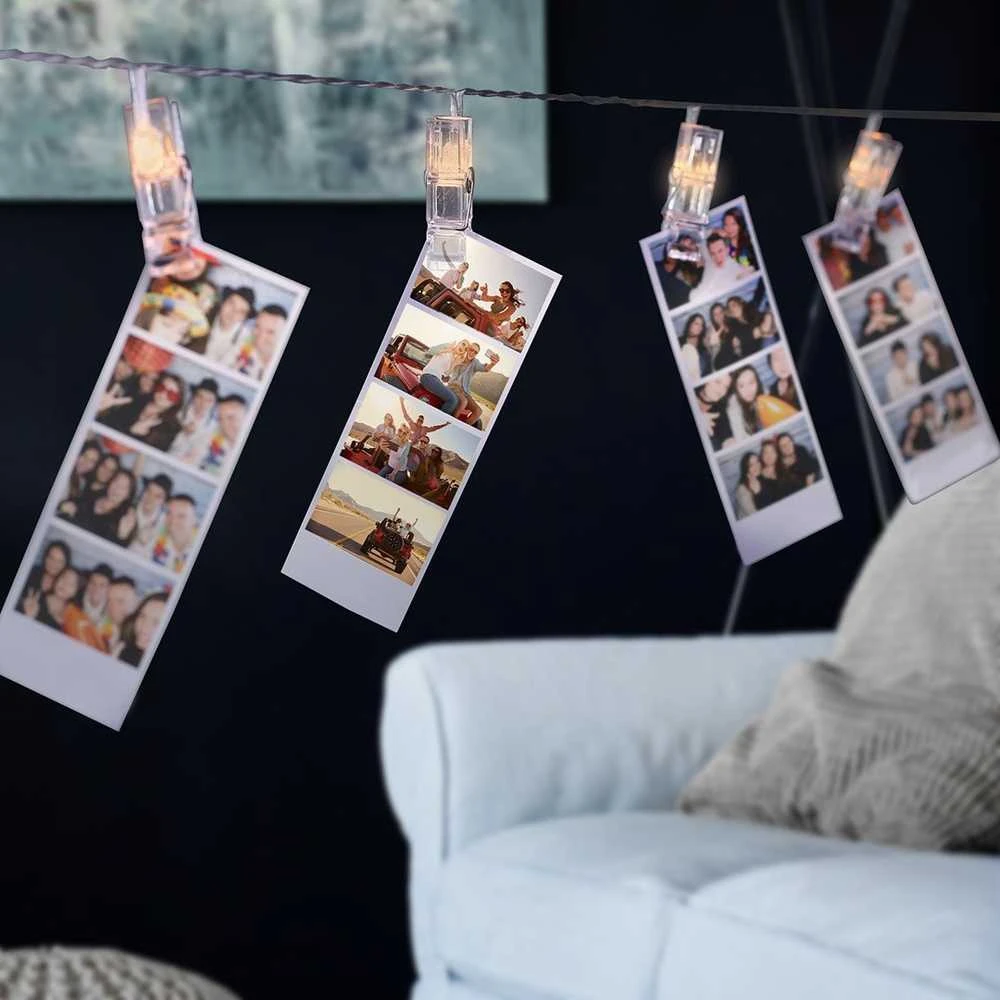 DecoKing LEDLIG CLIP skaidrūs segtukai, 20 vnt.