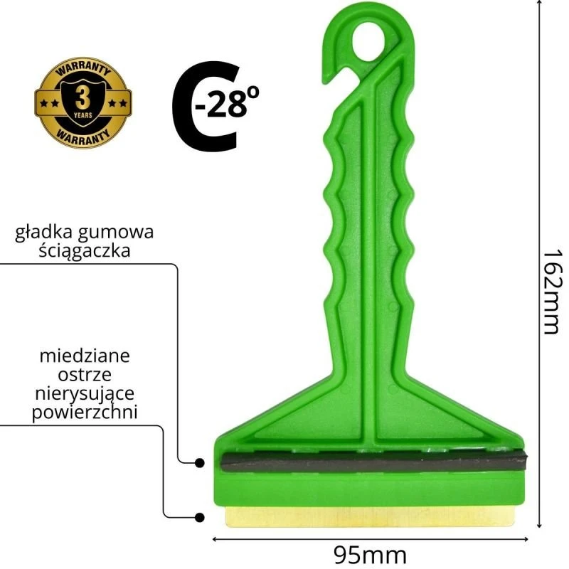 Prosperplast žalios spalvos ledo grandiklis
