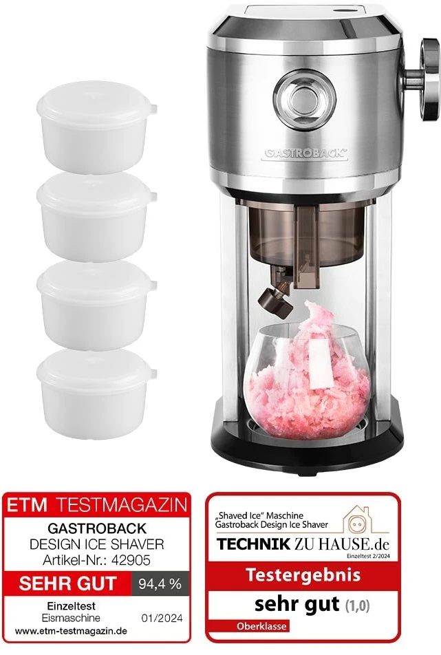 Ledo indelių rinkinys su dangteliais Gastroback, 4 vnt