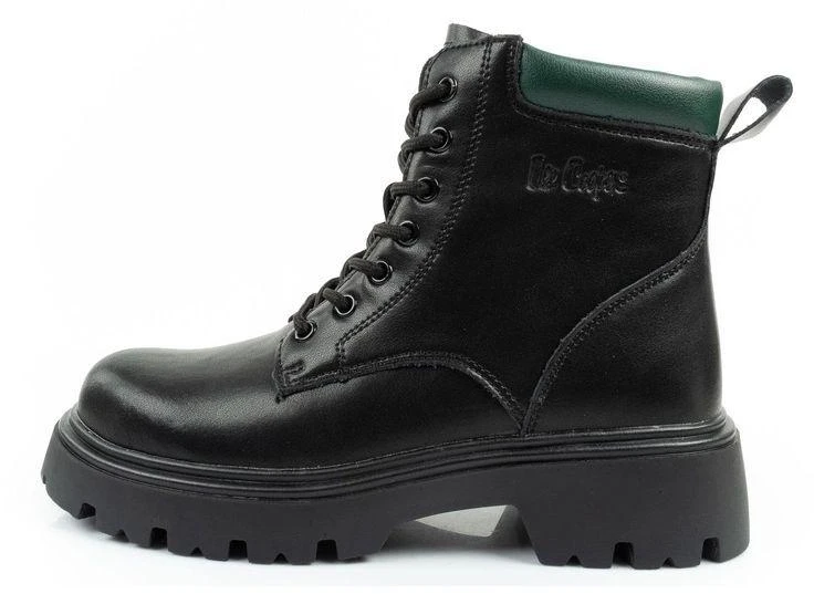 Lee Cooper batai moterims, odiniai, su pašiltinimu, su raišteliais