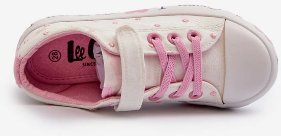 Lee Cooper LCW 2159 Baltos spalvos mergaičių sportbačiai