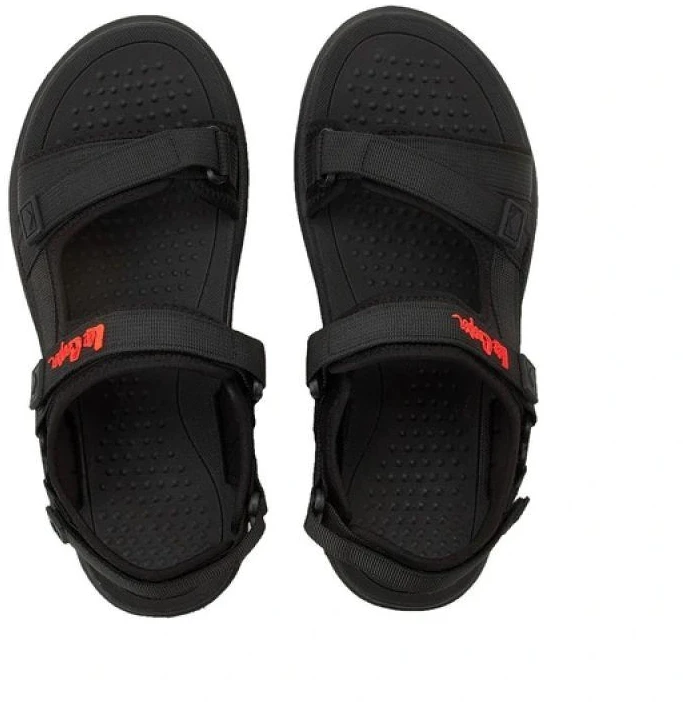 Lee Cooper lengvi juodi vyriški vasaros batai su lipdukais