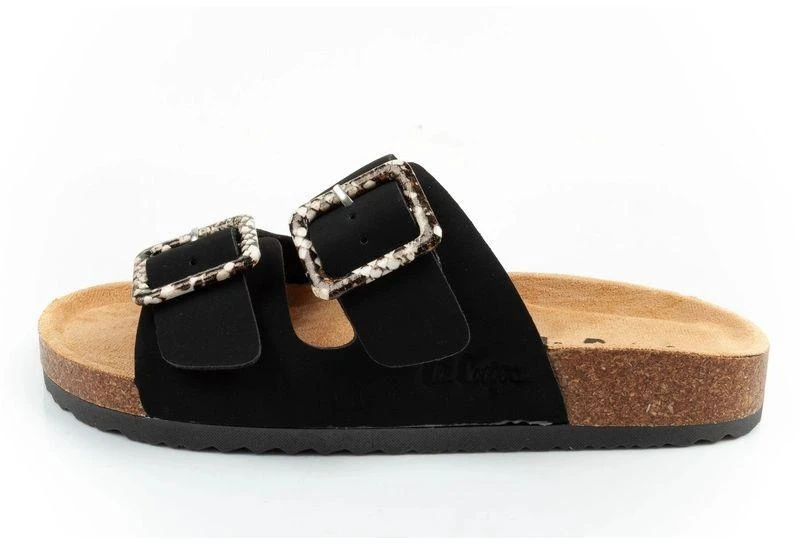 Lee Cooper moteriški apsiaunami batai, juoda zomša, patogūs, lengvi