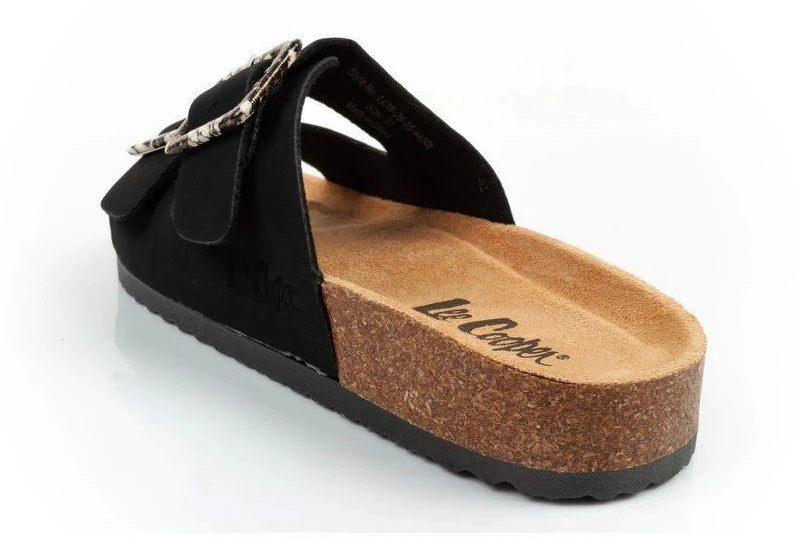 Lee Cooper moteriški apsiaunami batai, juoda zomša, patogūs, lengvi