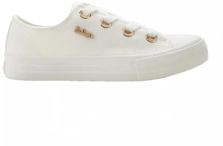 Lee Cooper moteriški balti madingi ir patogūs sportbačiai