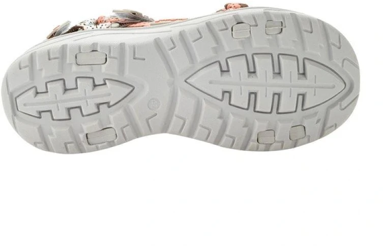 Lee Cooper moteriški basutės su lipukais vasaros paplūdimiui, šviesiai pilki ir rožiniai