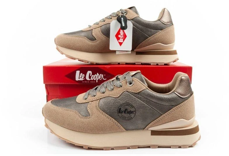 Lee Cooper moteriški kedai, madingi, patogūs, patvarūs, smėlio spalvos, pilki