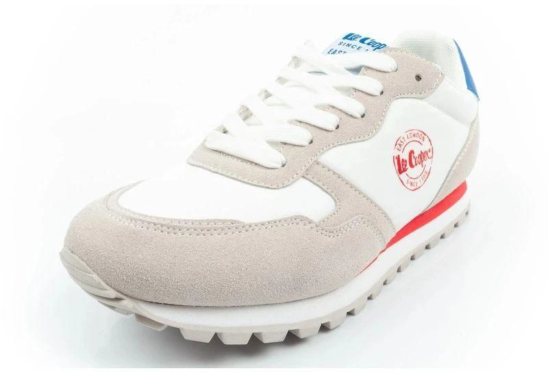 Lee Cooper moteriški lengvi patogūs madingi balti sportbačiai