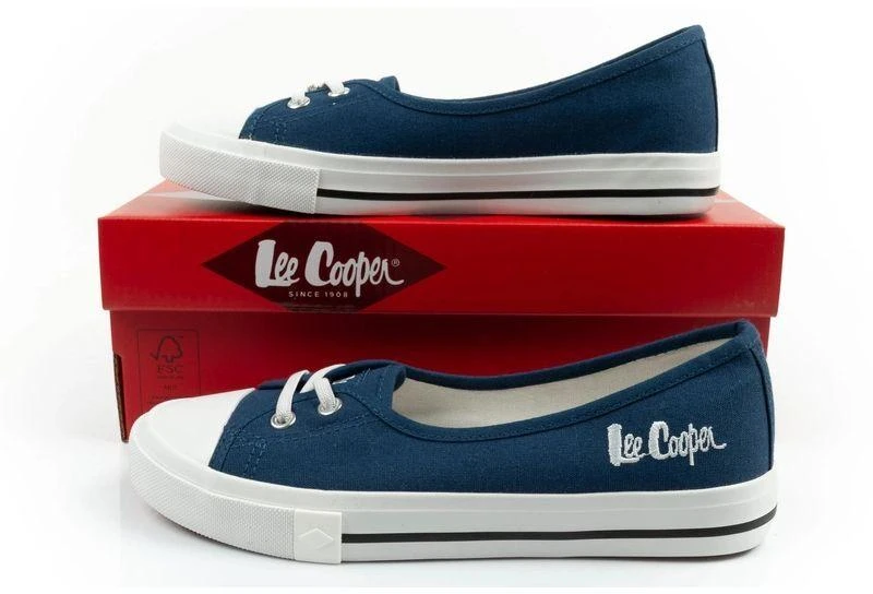 Lee Cooper moteriški sportiniai bateliai mėlyni apsiaunami baleto bateliai