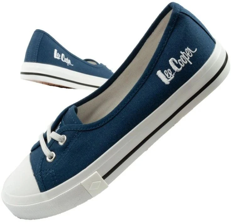 Lee Cooper moteriški sportiniai bateliai mėlyni apsiaunami baleto bateliai