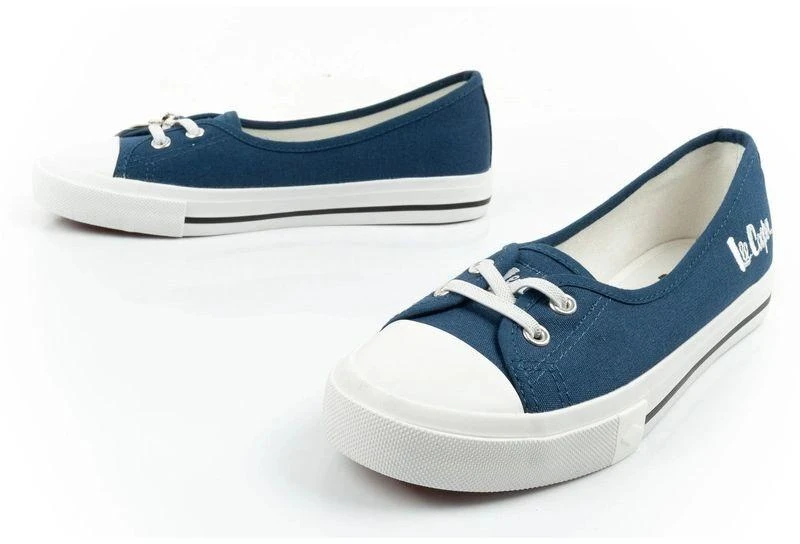 Lee Cooper moteriški sportiniai bateliai mėlyni apsiaunami baleto bateliai