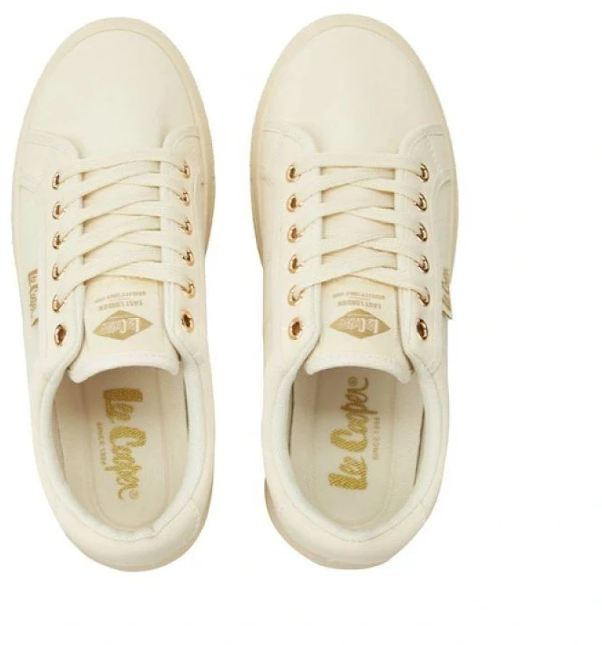 Lee Cooper moteriški sportiniai kedai, smėlio spalvos platforminiai, madingi