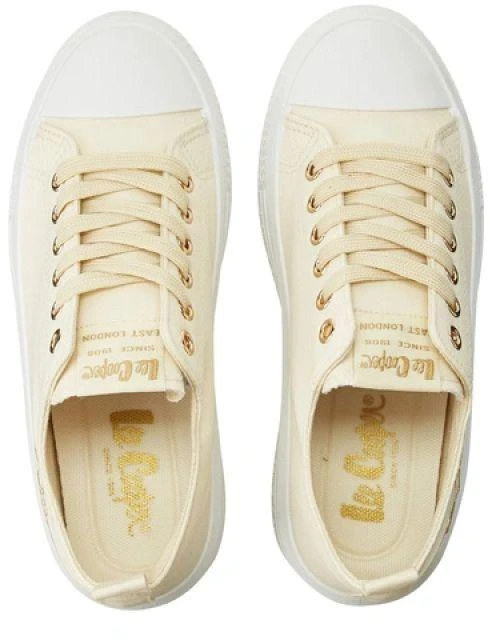 Lee Cooper moteriški sportiniai kedai, smėlio spalvos platforminiai, madingi