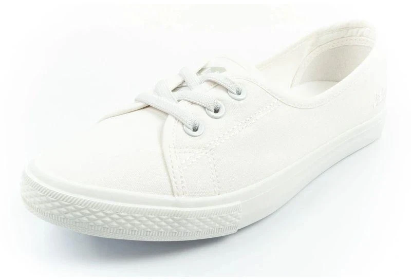 Lee Cooper moteriški sportinio stiliaus balti laisvalaikio bateliai tipo "slip-on"
