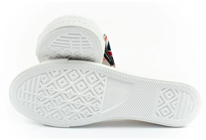 Lee Cooper moteriški sportinio stiliaus balti laisvalaikio bateliai tipo "slip-on"