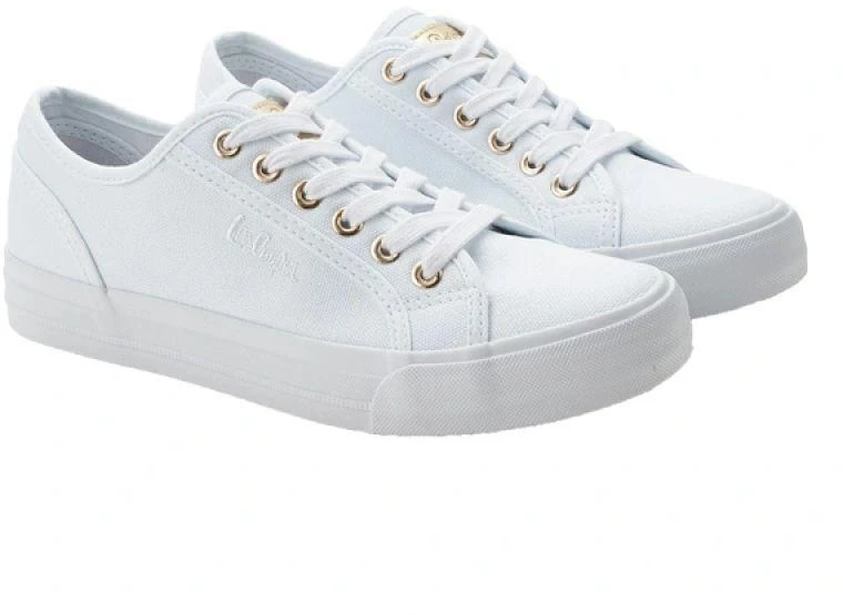 Lee Cooper moteriški stilingi balti audiniai sportiniai bateliai