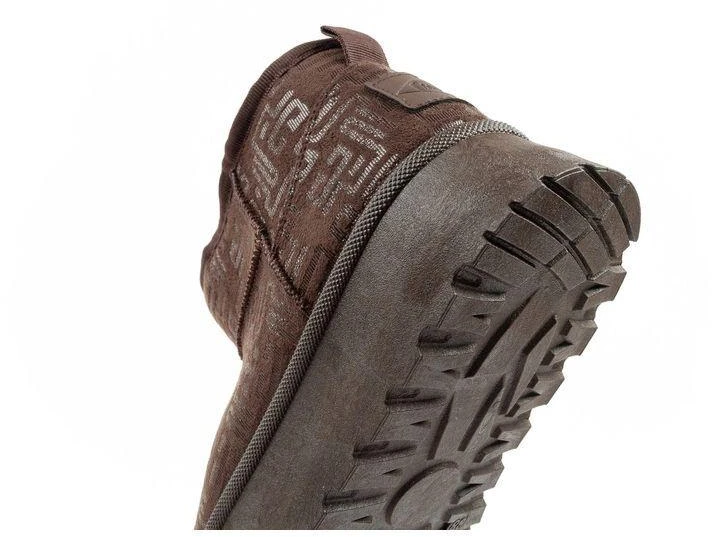 Lee Cooper moteriški žiemos aulinukai, madingi su kailiu, tamsiai rudi
