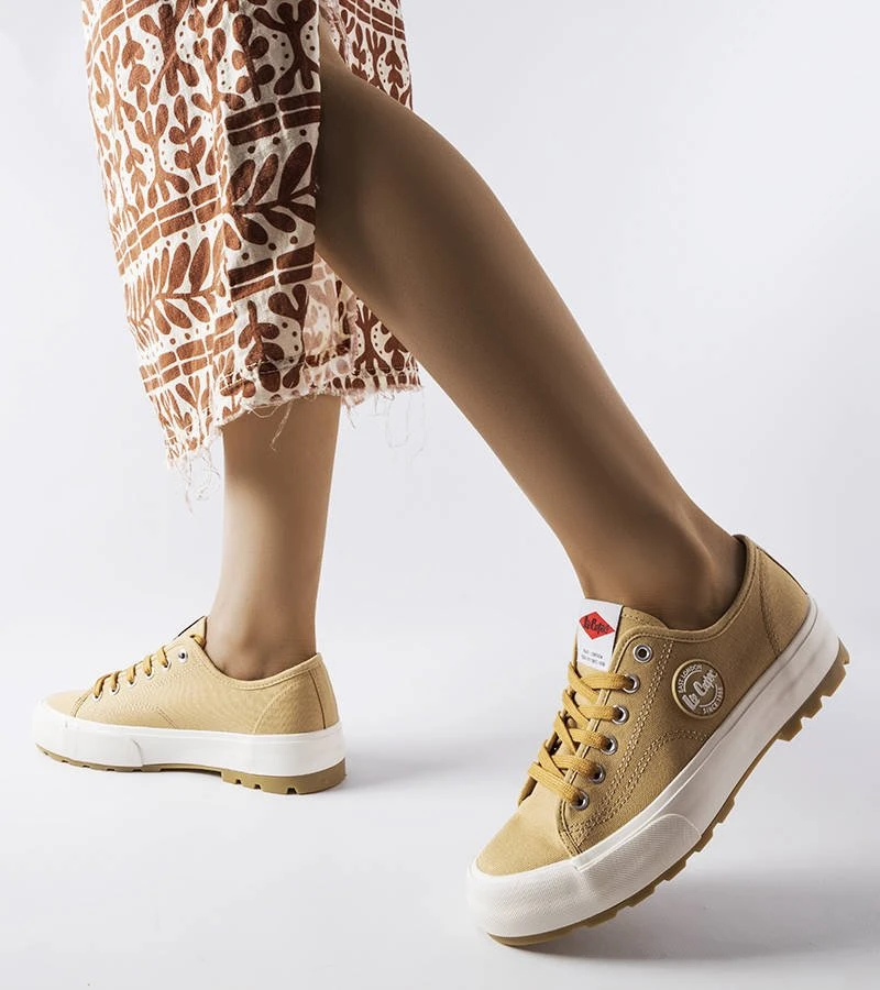 Lee Cooper smėlio spalvos sportiniai bateliai
