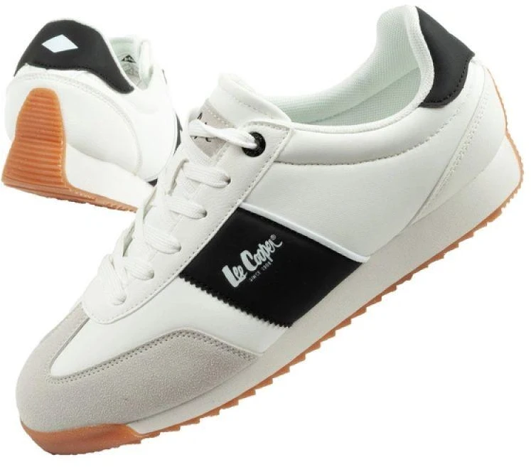 Lee Cooper sportiniai bateliai kedai vyriški madingi patogūs balti